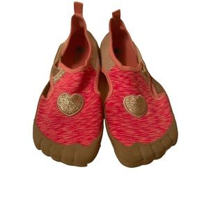 Newtz Pink and Gray Water shoes  Size USA 4/5